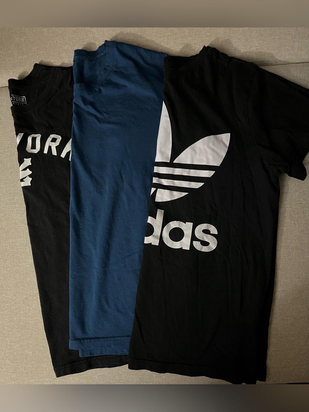 3 Boys size L short sleeve t-shirts